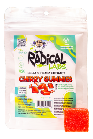 
                  
                    Load image into Gallery viewer, 125mg Cherry Delta 9 Gummies
                  
                